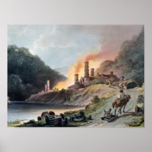 Poster Trabalhos do ferro, Coalbrookdale