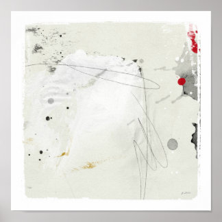 Poster trabalhos intitulados no papel