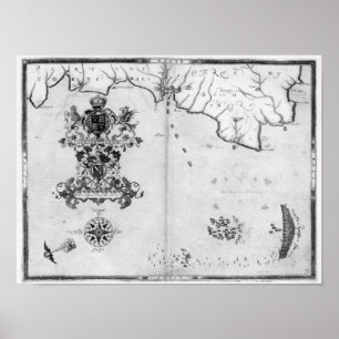 Poster Trace No.4 que mostra a rota da frota da armada