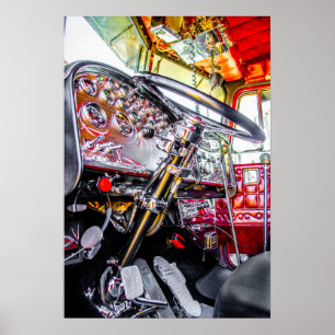 Poster Traço de Peterbilt 359