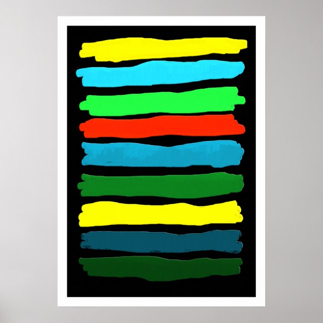 Pôster Traços de Pincel #5 (V.2) (Frente)