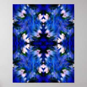 Poster Traços E Cores Do Pincel De abstrato