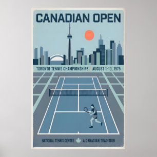 Poster Tradição de Tênis de Toronto