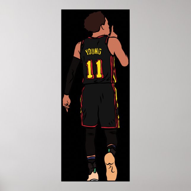 Poster Trae Young Silencia O Jardim (Frente)