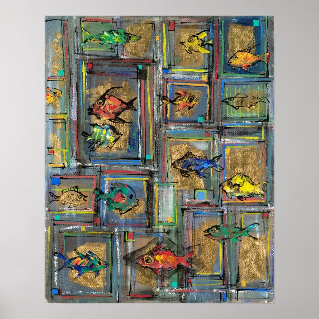 Poster Tráfego cruzado aquático (Frente)