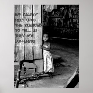 Poster Tráfico do ser humano: Silenciado
