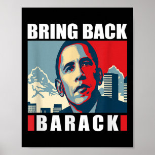 Poster Traga Barack Obama S Para Homens Mulheres Camisa