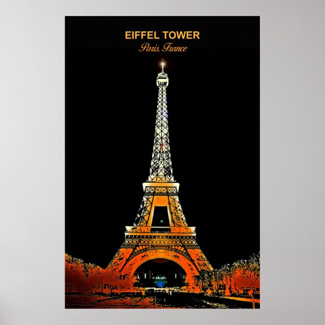 Poster Traga Paris para casa: Eiffel Tower Viagem (Frente)