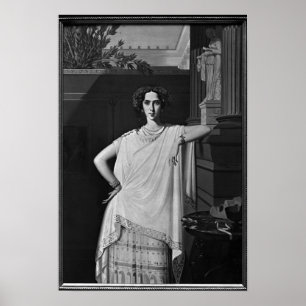 Pôster Tragédia ou, retrato de Rachel, c.1854