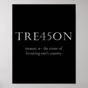 Poster Traição45em Impeach em dificuldades
