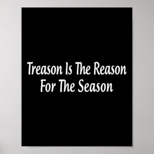 Poster Traição É a Razão da Temporada - Anti-trump 
