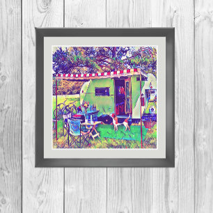 Poster Trailer e Beagle da Campa branca