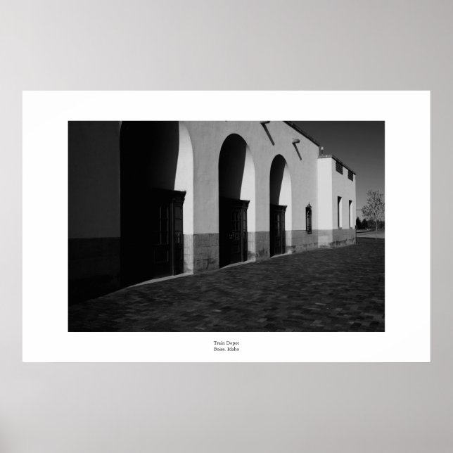 Pôster Train Depot Boise, Idaho (Frente)