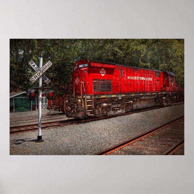 Pôster Train - Diesel - Morristown Erie (Frente)