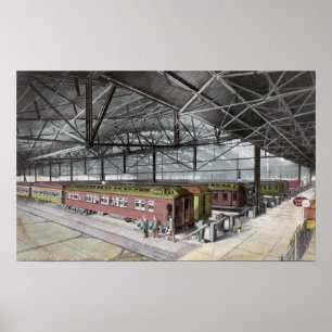 Pôster Train Shed at Union Station