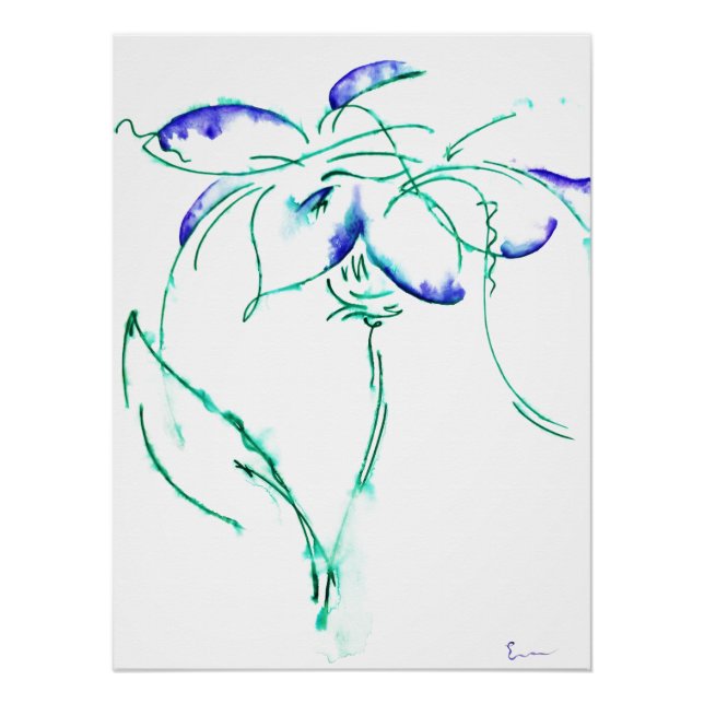 Pôster Traits pluvieux (Frente)