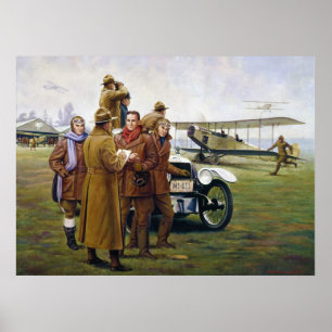 Poster Traje Blazers no céu por Woodi Ishmael