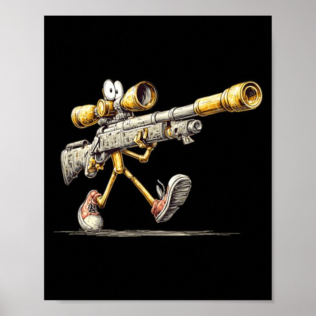 Poster Traje de Caminhada para Amantes de Precisão (Frente)