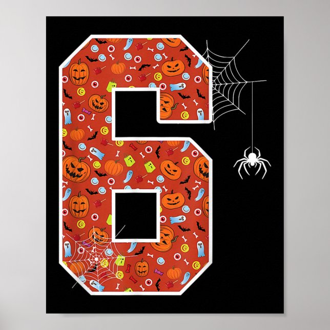 Poster Traje de Halloween Combinado Divertido 67 Seis Set (Frente)