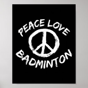 Poster Traje de Paz Amor Shuttle Dizer Paz Amor Badmin