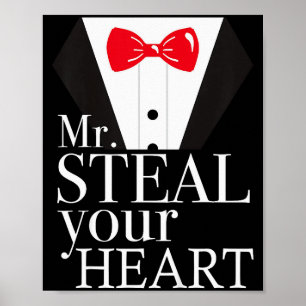 Poster Traje do Dia dos Namorados para Meninos Sr. Rouba