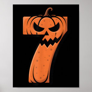 Poster Traje engraçado de Halloween 6 7 Meme 67 Halloween