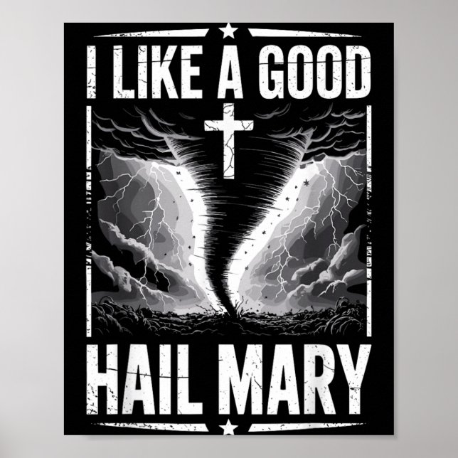 Poster Traje engraçado de perseguidor de tempestade Jesus (Frente)