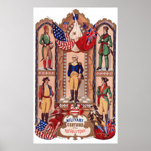 Pôster Traje militar da guerra revolucionária 1855