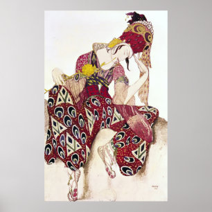 Pôster Traje o design para Nijinsky La no balé '