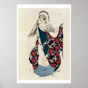 Pôster Traje o design para uma mulher, de Judith, 1922