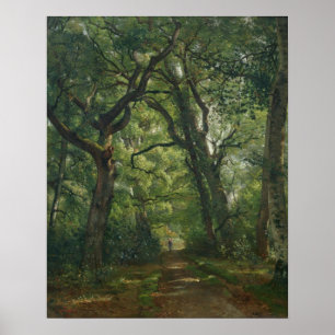 Pôster Trajeto na floresta, 1864