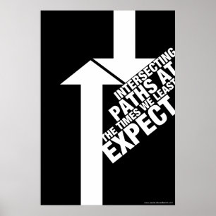 Poster Trajetos de cruzamento
