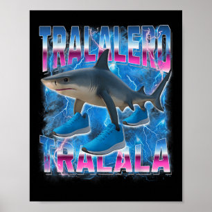 Poster Tralalero-tralala Rotação cerebral italiana Homens
