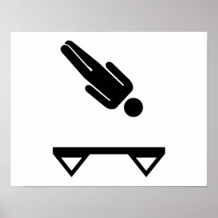 Poster Trampolim que trampolining