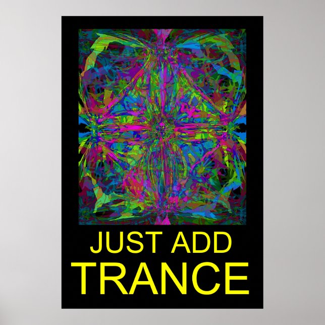 Poster Trance music (Frente)