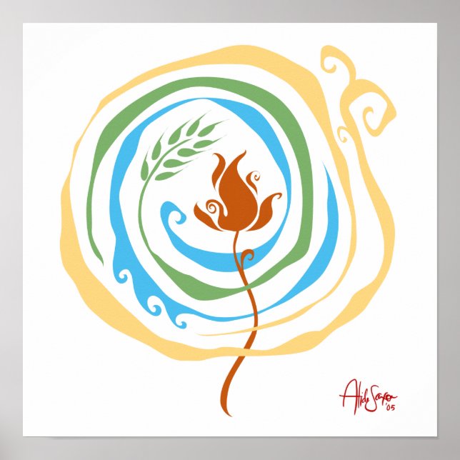 Poster Tranquilidade (Frente)