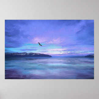 Pôster Tranquilidade Ao amanhecer