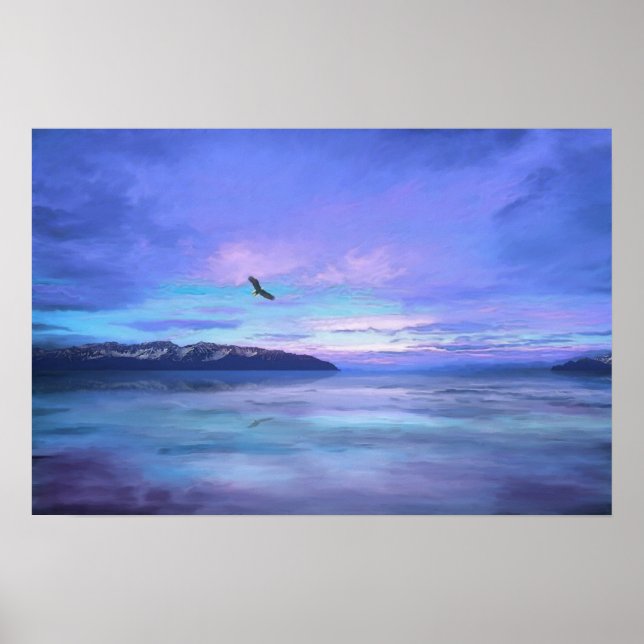 Pôster Tranquilidade Ao amanhecer (Frente)