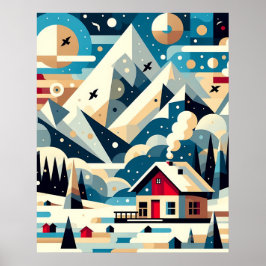 Poster Tranquilidade do inverno