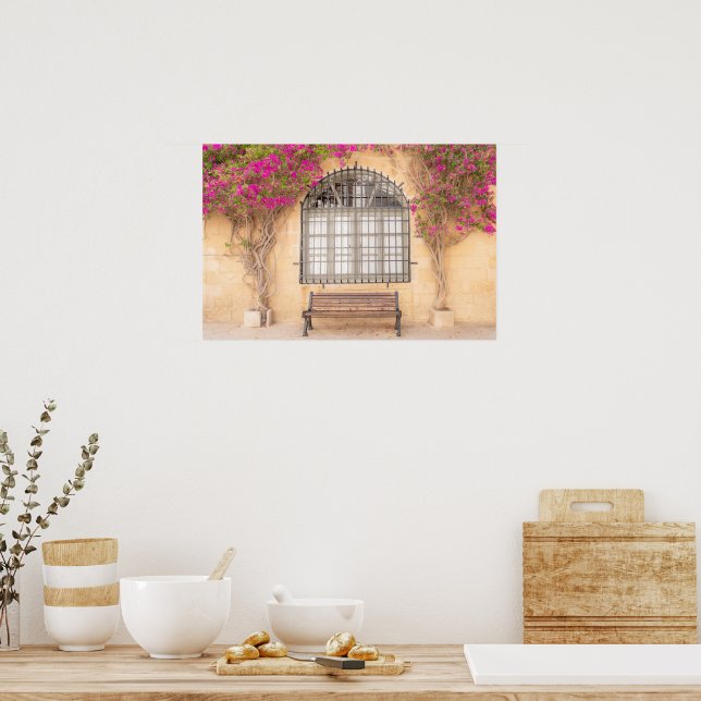 Poster Tranquilidade em Flor – Um Momento de Silêncio em  (Cozinha)