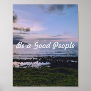 Poster Tranquilidade no Crepúsculo pela margem