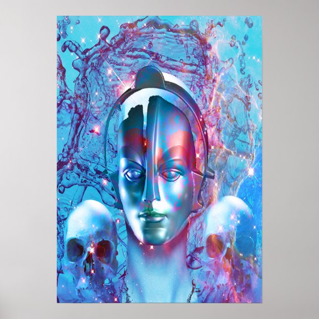 Poster Transcendência Robot (Frente)