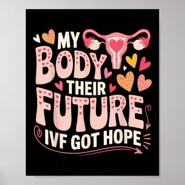 Poster Transferência de Dia de Barriga de Aluguel de Grav (Frente)