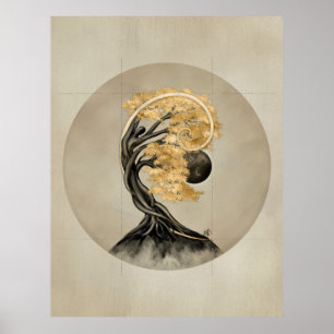 Poster Transformação Eterna - Espírito da Borboleta Bonsa