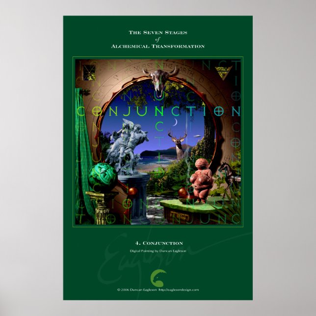 Pôster Transformações Alquímicas 4: Conjunção (Frente)