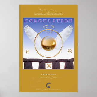 Pôster Transformações Alquímicas 7: Coagulação