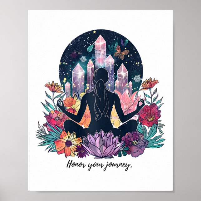 Poster Transforme Seu Espaço Com Inspirações De Yoga E Me (Frente)