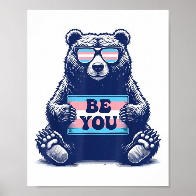 Poster Transgender Be You Trans Orgulho M2f F2m (Frente)