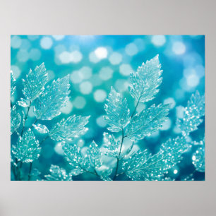 Poster Transição Congelada: Folhas despertando