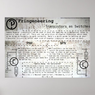 poster "Transistores como Switches"